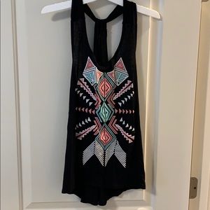 🌟2 for $20🌟 Black design tank top